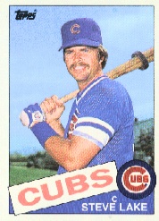 1985 Topps Baseball Cards      098      Steve Lake